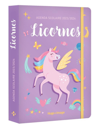Agenda scolaire Licornes. Edition 2023-2024