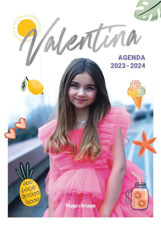 Agenda scolaire Valentina. Edition 2023-2024
