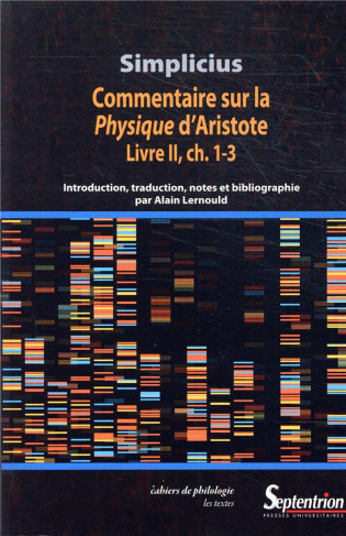 Commentaire sur la Physique d'Aristote, Livre II, ch. 1-3