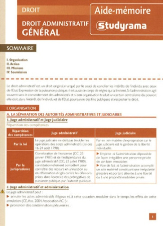 Droit administratif général