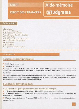 Droit des étrangers