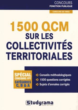 1 500 QCM sur les collectivités territoriales