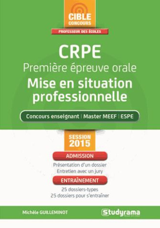 CRPE première épreuve orale : mise en situation professionnelle