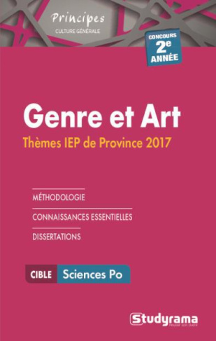 Le genre et l'art. Thèmes IEP (2e année), Edition 2017