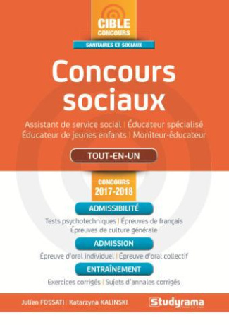 Concours sociaux. Edition 2017-2018