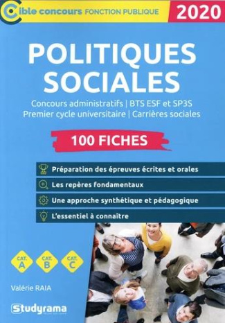 100 fiches les politiques sociales. Edition 2020