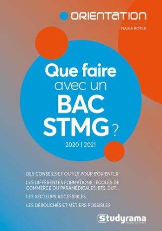 Que faire avec un bac STMG ? Edition 2020-2021