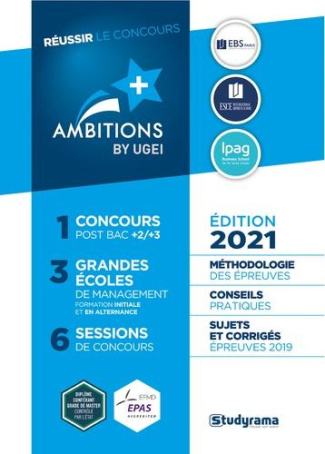 Réussir le concours Ambitions . Edition 2021