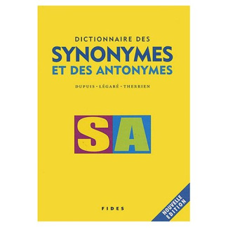 Dictionnaire des synonymes et des antonymes