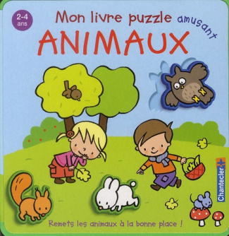 Mon livre puzzle amusant : animaux