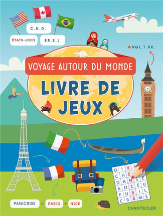 Voyage autour du monde. Livre de jeux