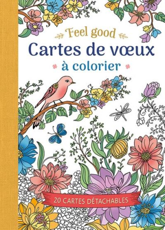 Feel good Cartes de voeux à colorier. 20 cartes détachables