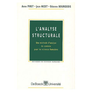 L'analyse structurale. Une méthode d'analyse de contenu pour les sciences humaines