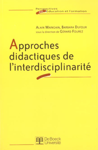 Approches didactiques de l'interdisciplinarité