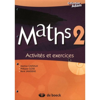 Maths 2. Activités et exercices, avec 1 CD-ROM