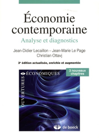 Economie contemporaine. Analyse et diagnostics, 3e édition revue et augmentée