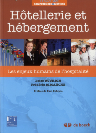 Hôtellerie et hébergement. Les enjeux humains de l'hospitalité
