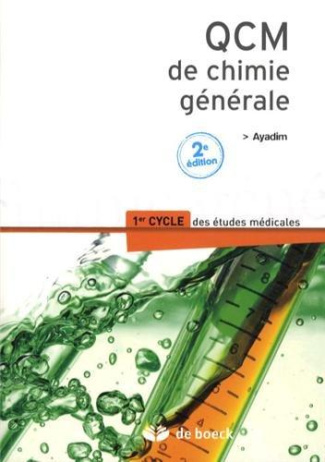 QCM de chimie générale. 2e édition