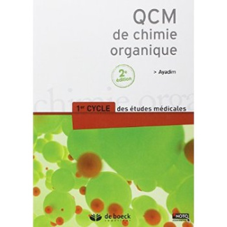 QCM de chimie organique. 2e édition
