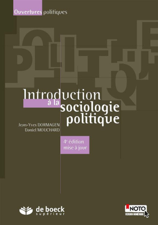 Introduction à la sociologie politique. 4e édition