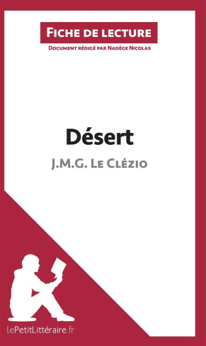 Désert. Fiche de lecture