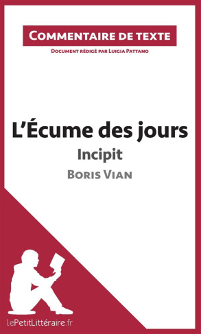 L'écume des jours de Boris Vian : incipit. Commentaire de texte
