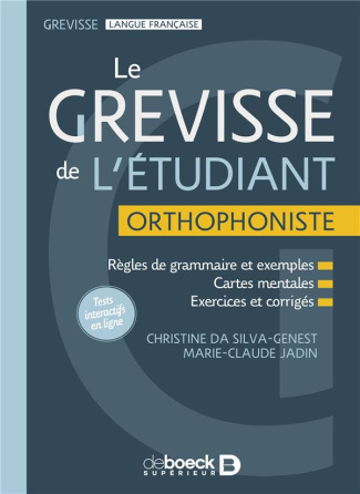 Grevisse de l'étudiant, Orthophoniste. Règles de grammaire et exemples, Cartes mentales, Exercices e