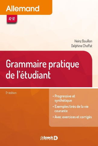 Allemand B2-C1. Grammaire de l'étudiant, 5e édition