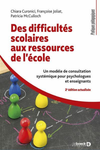 Des difficultés scolaires aux ressources de l'école. Un modèle de consultation systémique pour psych
