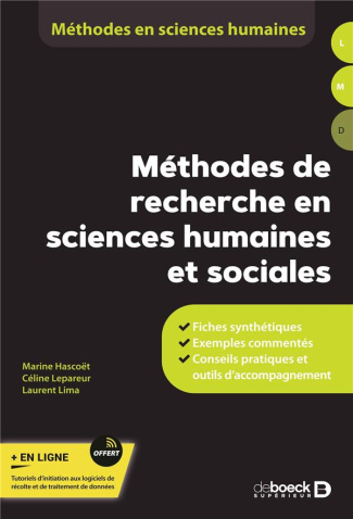 Méthodes de recherche en sciences humaines et sociales. Concepts et outils