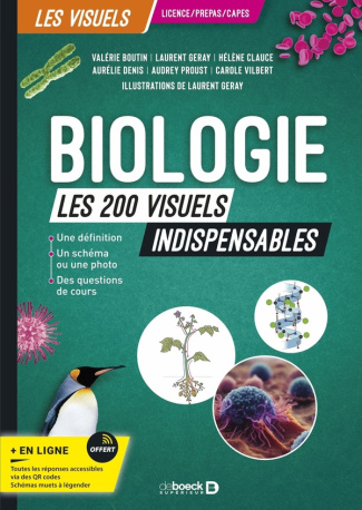 Biologie. Les 200 visuels indispensables