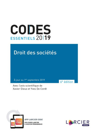 Droit des sociétés. Edition 2019
