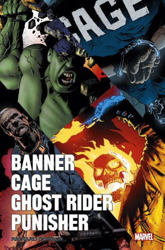 Banner, Cage, Ghost Rider, Punisher