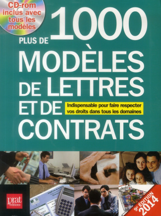 Plues de 1000 modèles de lettres et de contrats 2014