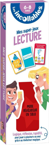 Lecture. Logique, réflexion, rapidité pour jouer seul ou à plusieurs grâce au révélateur magique