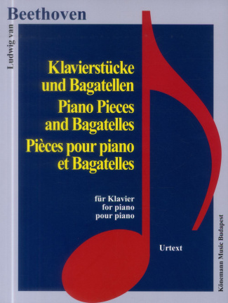 Beethoven - pièces pour piano et bagatelles. Partition