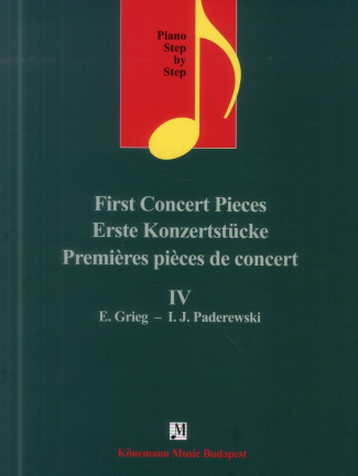 Premières pièces de concert IV - Edvard Grieg - Witod Lutoslawski - Pour piano. Partition