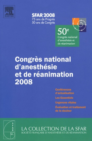 Congrès national d'anesthésie et de réanimation 2008