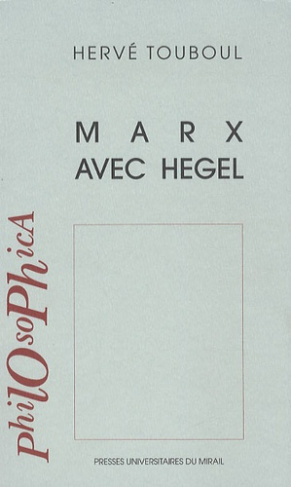 Marx avec Hegel