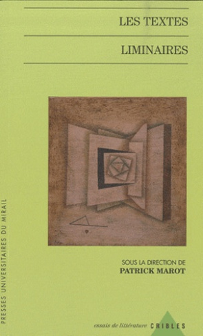 Les textes liminaires