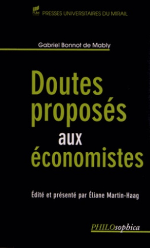 Doutes proposés aux économistes