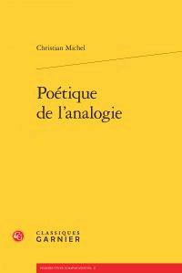 POETIQUE L ANALOGIE