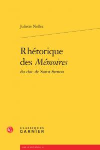 RHETORIQUE MEMOIRES DUC SAINT-SIMON