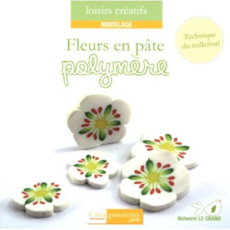 Fleurs en pâte polymère. Technique du millefiori