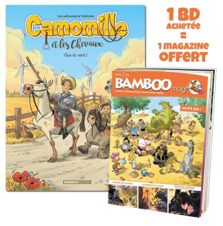 Camomille et les Chevaux Tome 7 : Que du vent ! Avec Bamboo Mag N° 73, juillet-août-septembre 2021 o