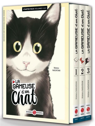 La gameuse et son chat - Pack en 3 volumes : Tomes 1 à 3