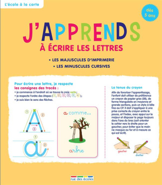 J'apprends à écrire les lettres. Dès 5 ans