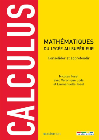 Calculus, les mathématiques du lycée vers l'enseignement supérieur