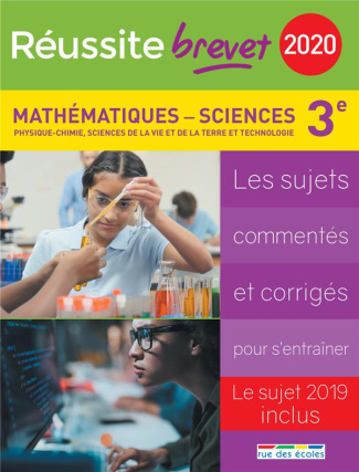 Mathématiques-Sciences 3e. Edition 2020