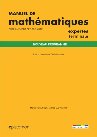 Manuel de mathématiques expertes Tle. Enseignement de spécialité, Edition 2020